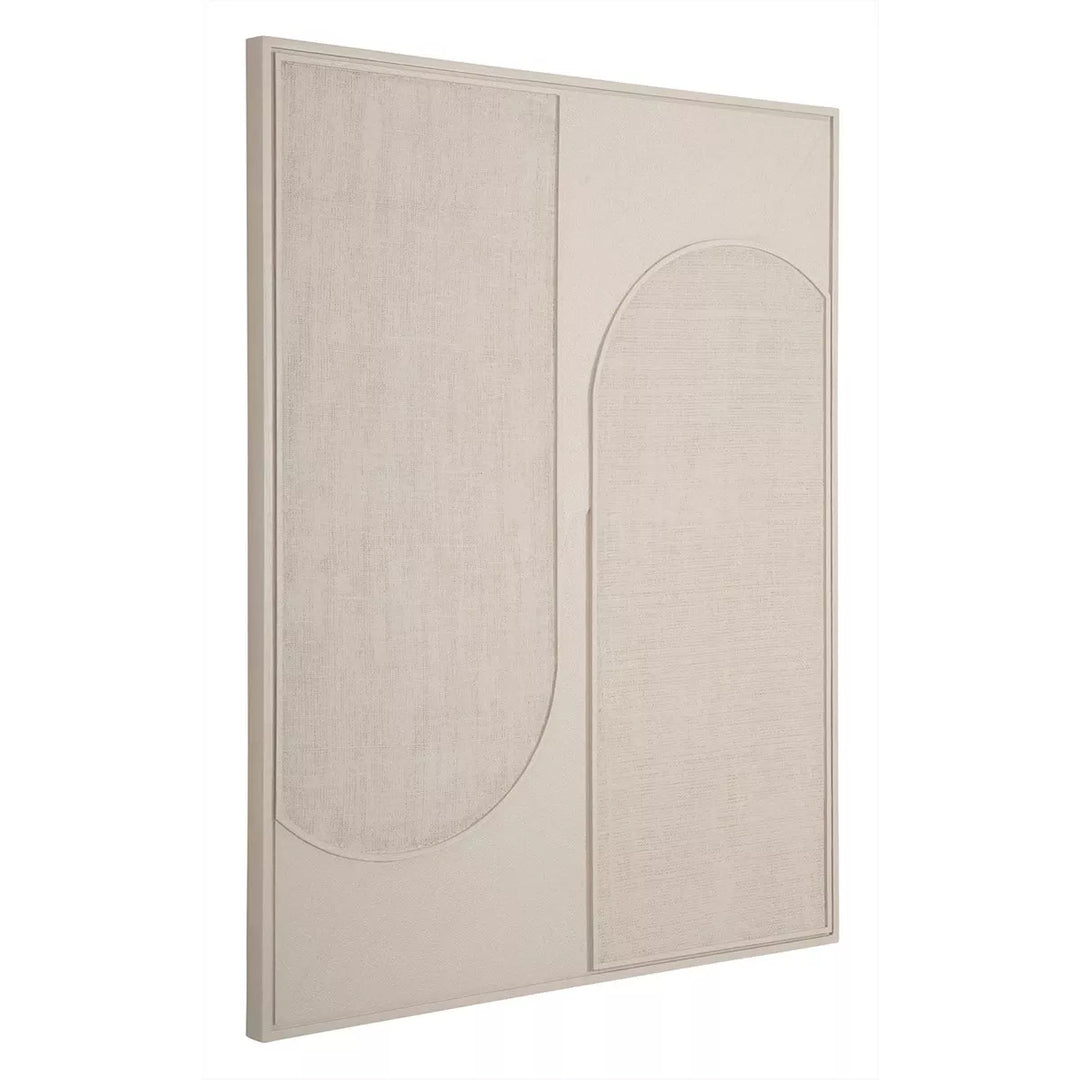 Elyn Jute Wall Art - Cream