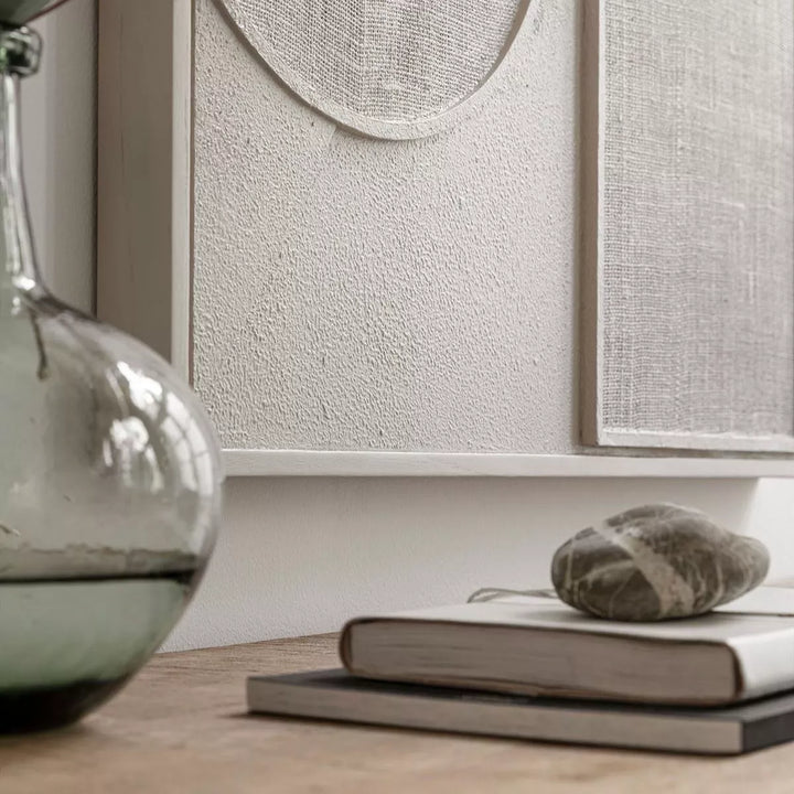 Elyn Jute Wall Art - Cream