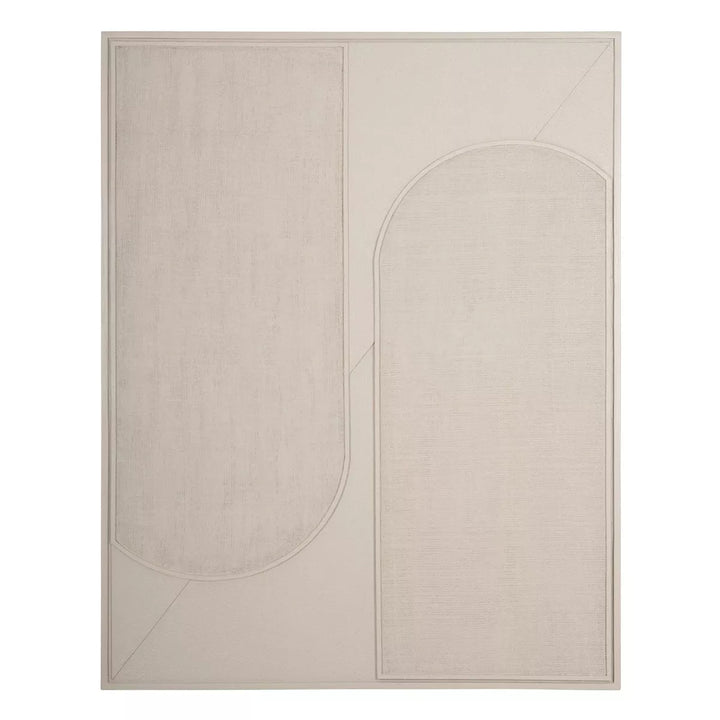 Elyn Jute Wall Art - Cream
