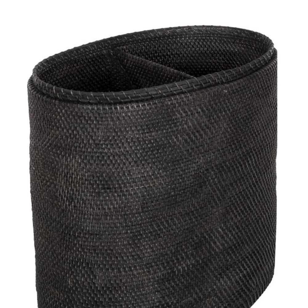 Must Living Flores Laundry Basket in Black