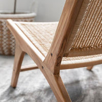 Must Living Lazy Loom Lounge Chair in Natural