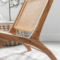 Must Living Lazy Loom Lounge Chair in Natural