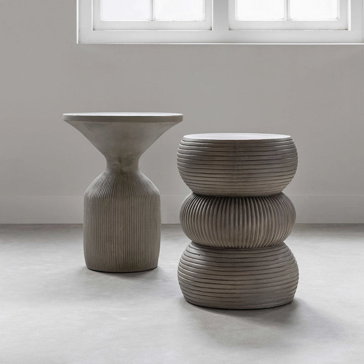 Flora Side Table - Olive