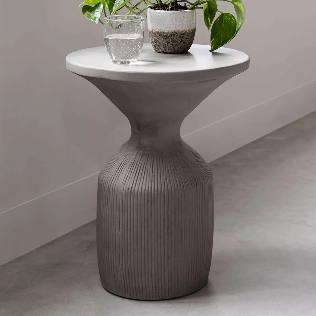 Flora Side Table - Olive