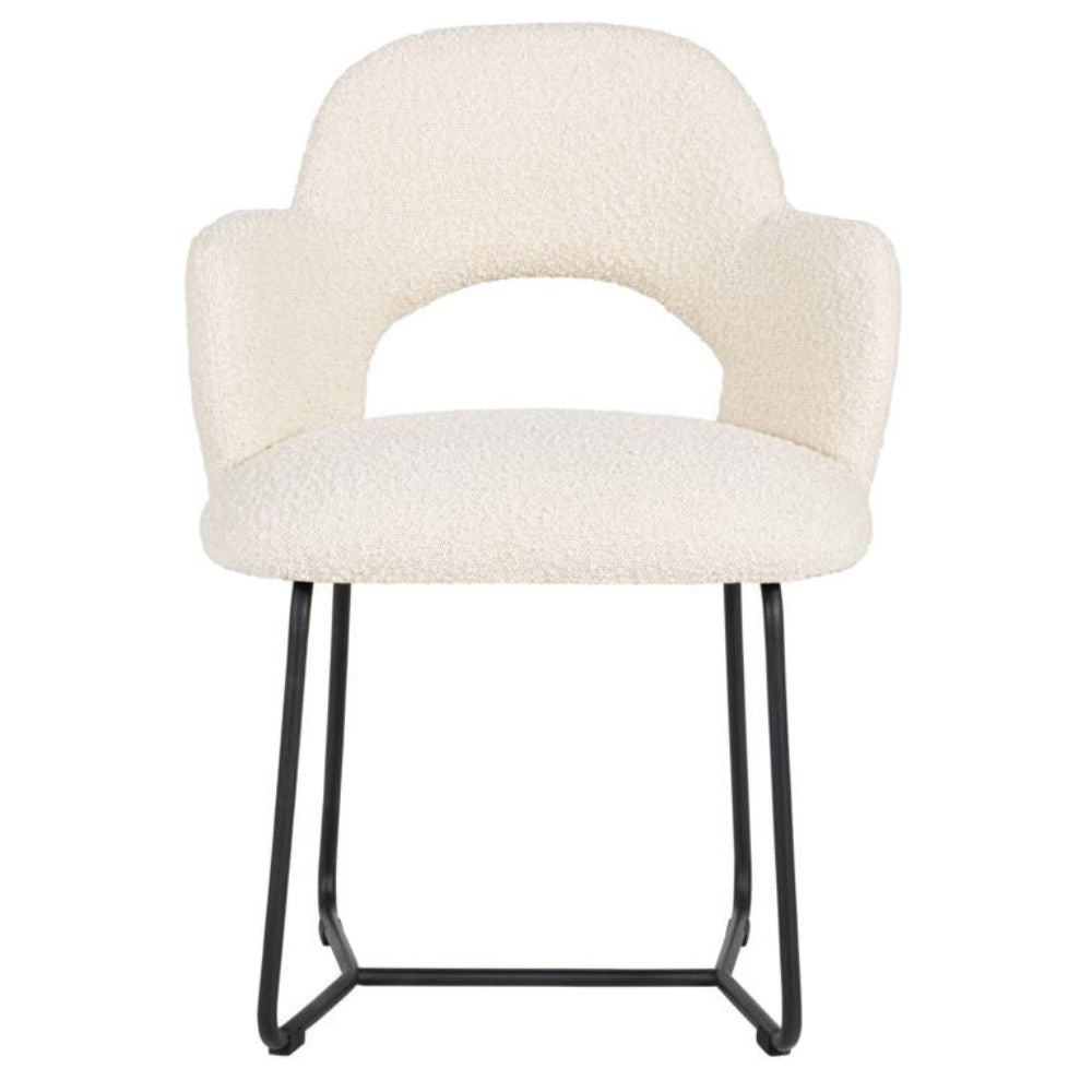 Must Living Vista Arm Chair in Natural Boucle