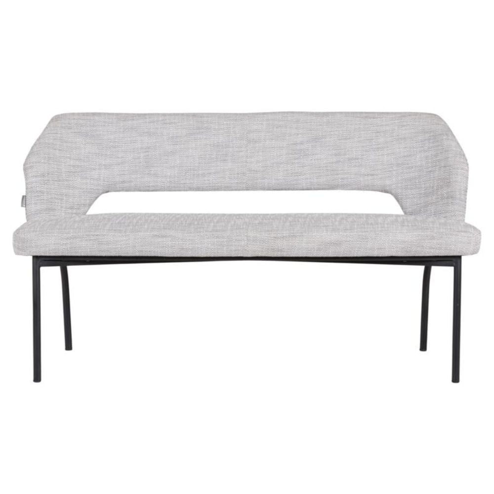 Must Living 150 Bloom Bench in Light Grey Polaris