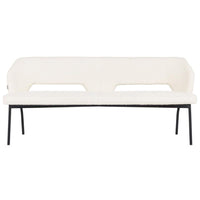 Must Living 190 Bloom Bench in Natural Teddy