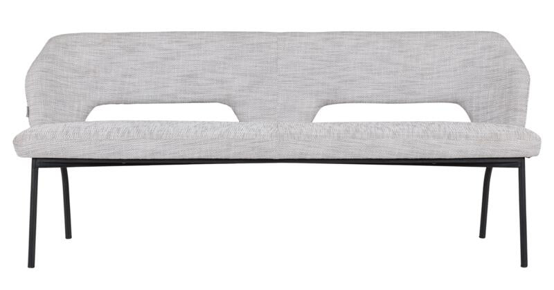 Must Living 190 Bloom Bench in Light Grey Polaris