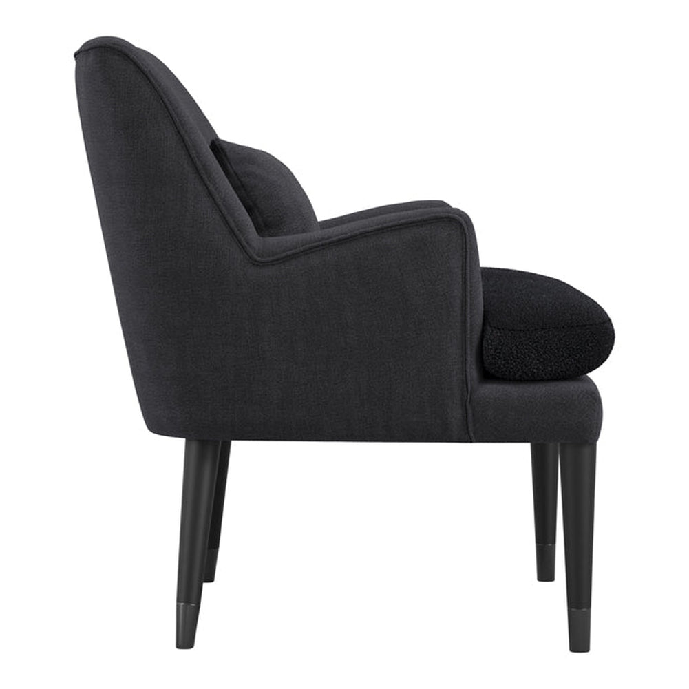 O&Co Albieny Accent Chair in Anthracite Grey