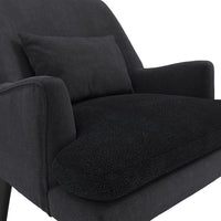 O&Co Albieny Accent Chair in Anthracite Grey