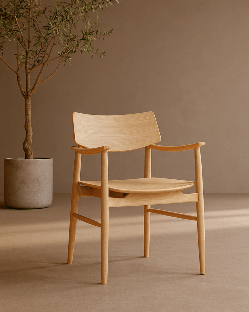 Mono Dining Arm Chair - Oak Tommy Franks 2