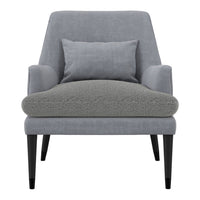 O&Co Albieny Accent Chair in Soft Grey