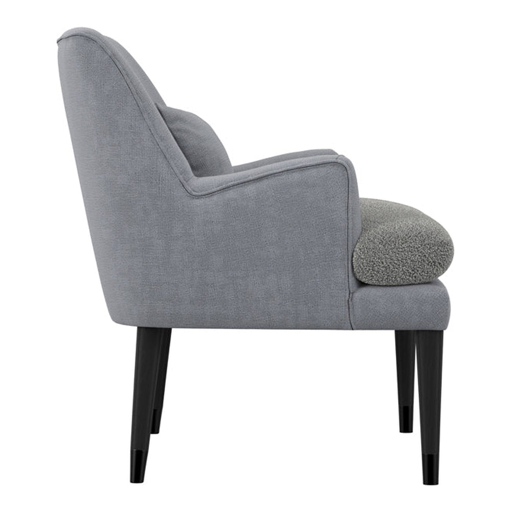 O&Co Albieny Accent Chair in Soft Grey