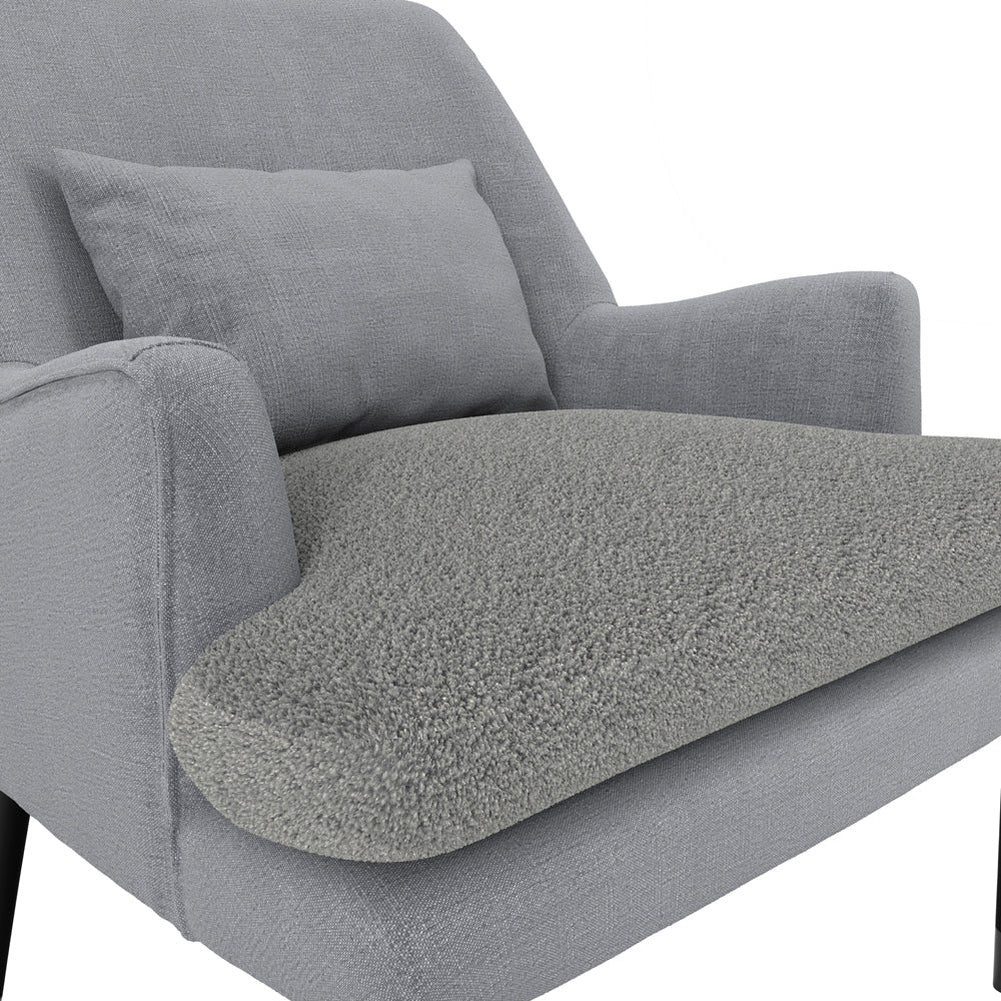 Albieny Accent Chair - Soft Grey LPD Home 5