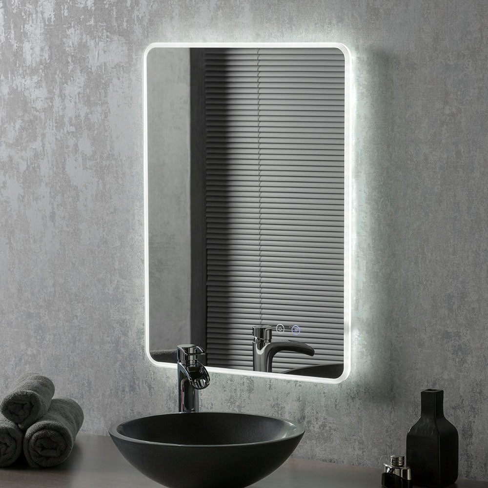 Olivia's Moscow LED Portrait Bathroom Mirror