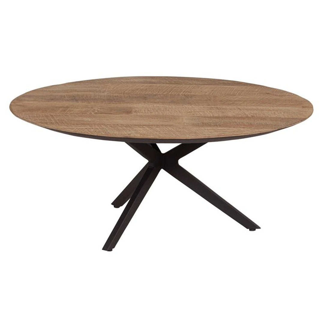 Metropole Round Coffee Table - Recycled Teakwood