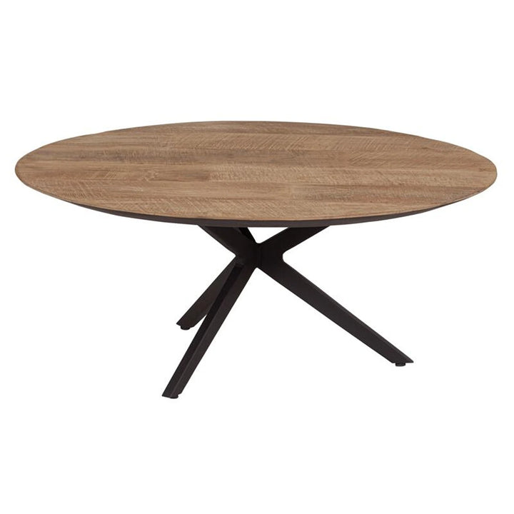 Metropole Round Coffee Table - Recycled Teakwood
