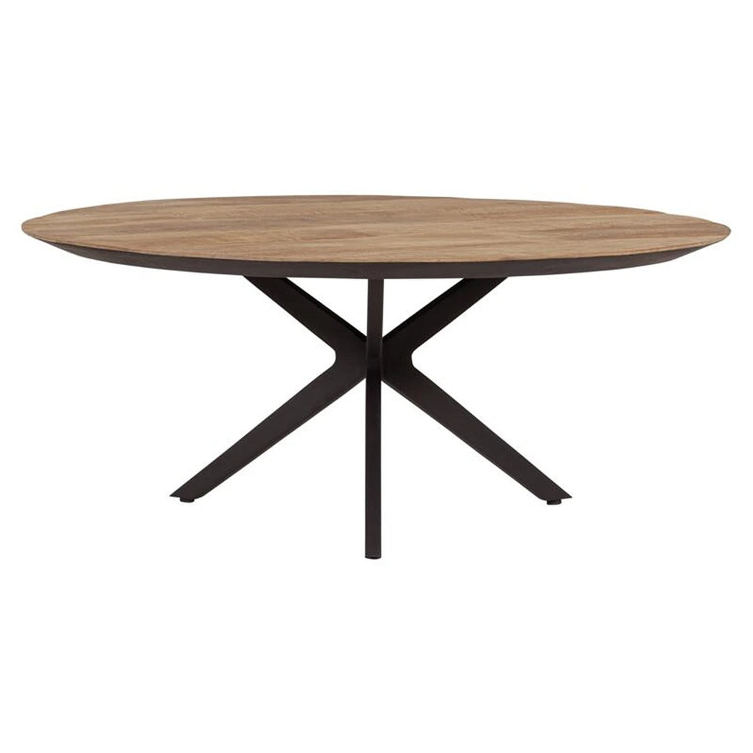 Metropole Round Coffee Table - Recycled Teakwood