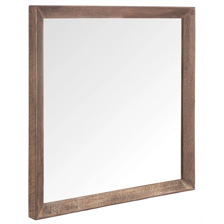 Metropole Square Mirror 80x80cm - Recycled Teakwood