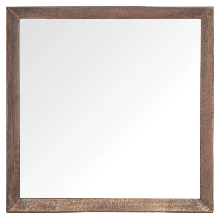 Metropole Square Mirror 80x80cm - Recycled Teakwood