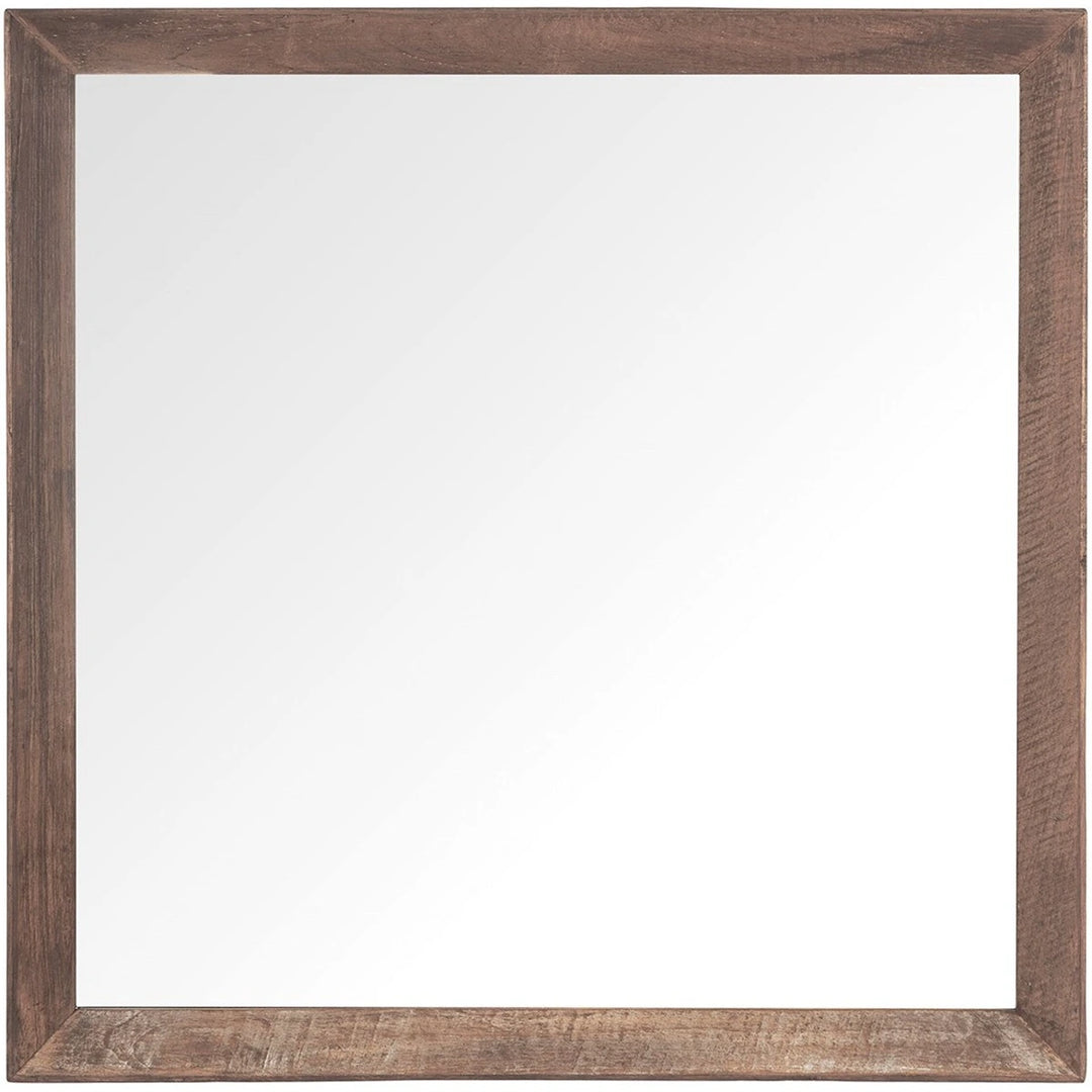 Metropole Square Mirror 80x80cm - Recycled Teakwood