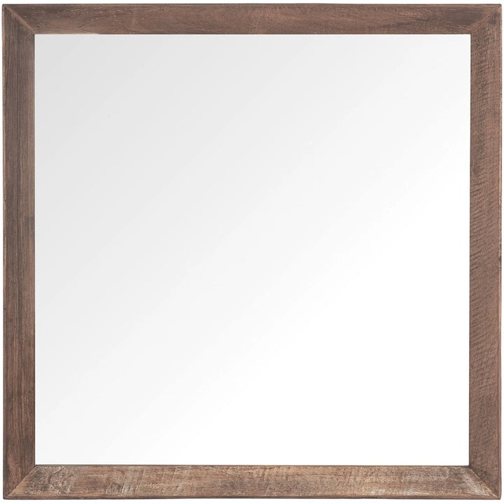 Metropole Square Mirror 80x80cm - Recycled Teakwood
