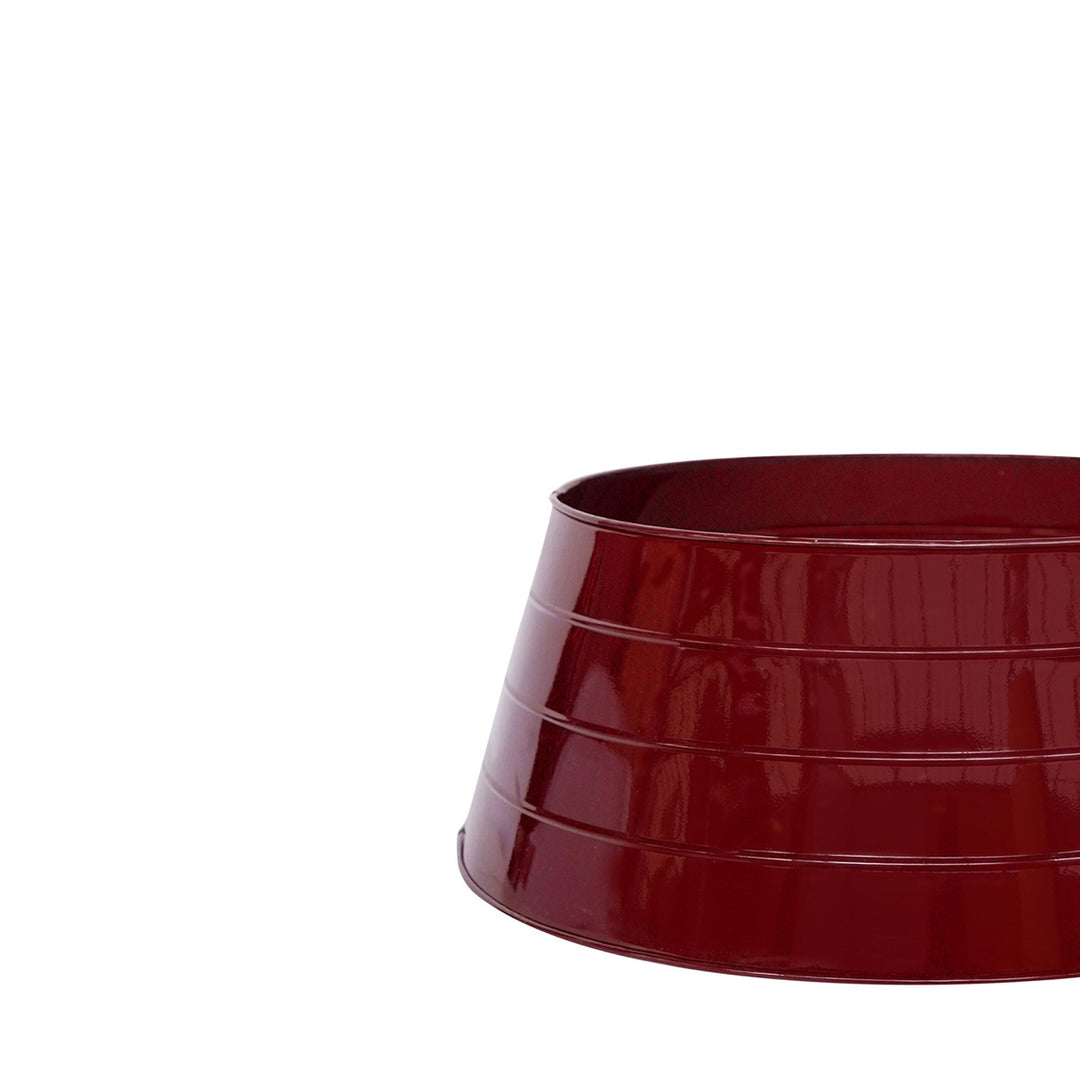 Metal Christmas Tree Skirt - Bordeaux Ivyline 3