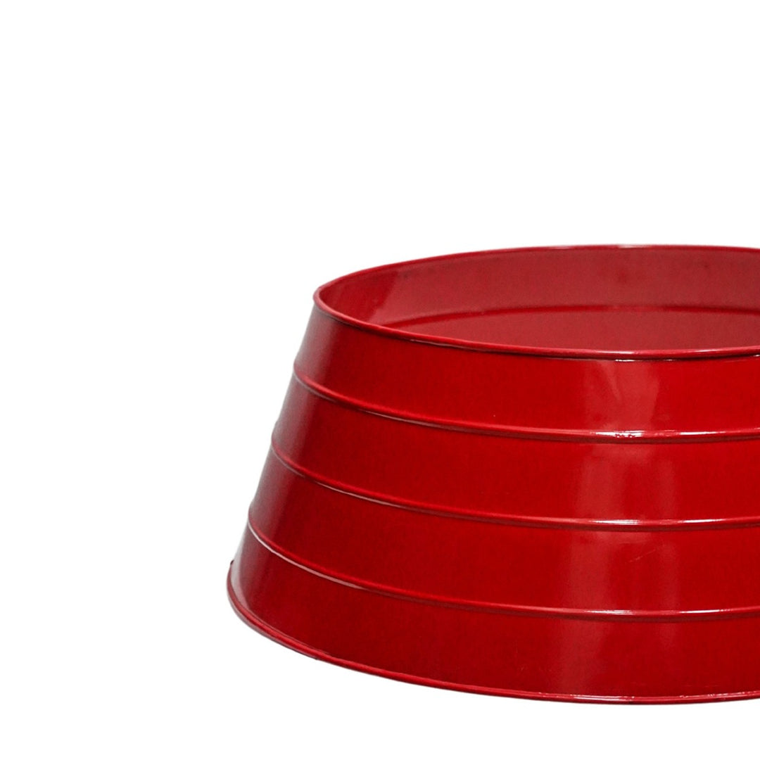 Metal Christmas Tree Skirt - Red Ivyline 5