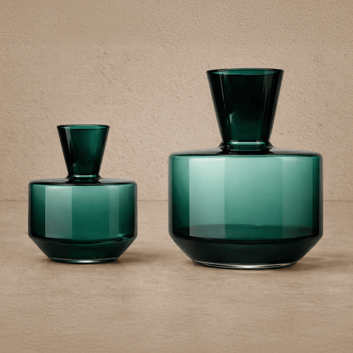 Marenzo Glass Vase - Green