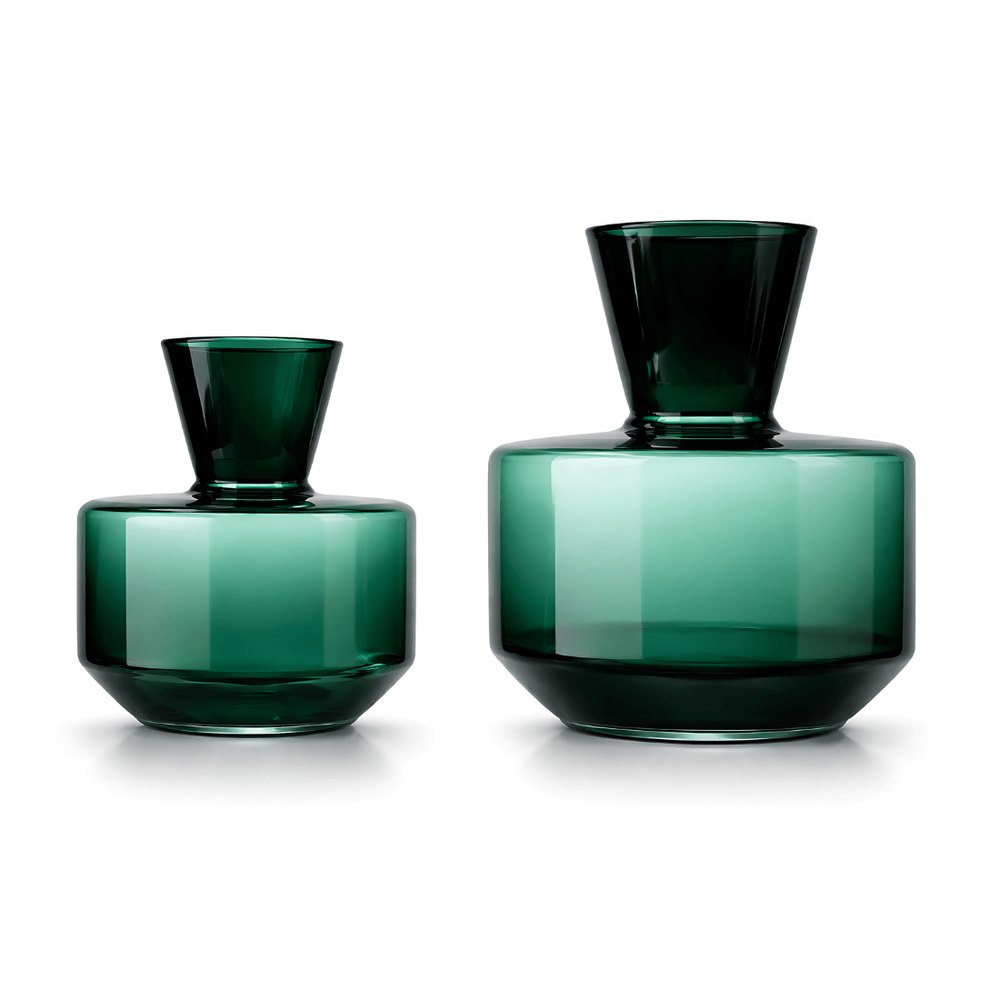Marenzo Glass Vase - Green