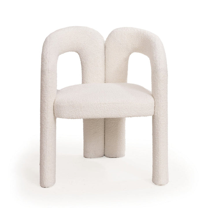 Mavis Dining Chair - Chex Polar Bouclé Tommy Franks 1