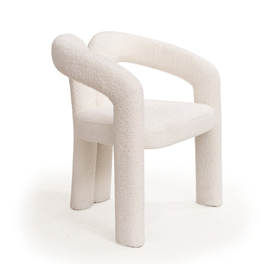Mavis Dining Chair - Chex Polar Bouclé Tommy Franks 3