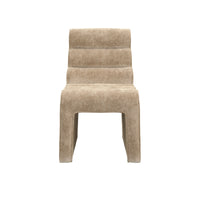 O&Co Naomi Dining Chair in Honey Velvet Chenille