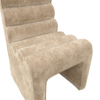 O&Co Naomi Dining Chair in Honey Velvet Chenille