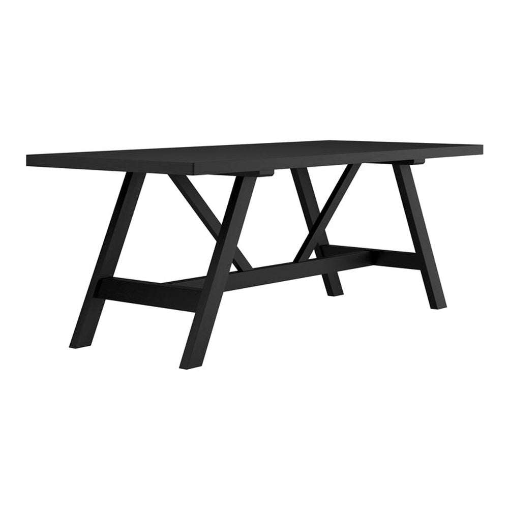 O&Co Cheltenham Dining Table in Matte Black