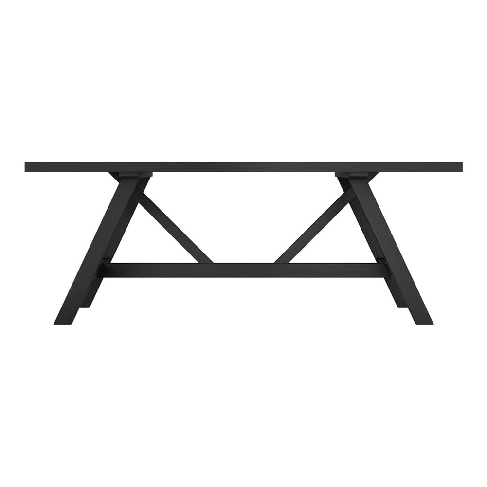 O&Co Cheltenham Dining Table in Matte Black