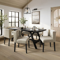 O&Co Cheltenham Dining Table in Matte Black