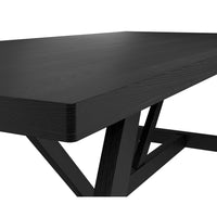 O&Co Cheltenham Dining Table in Matte Black