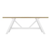 O&Co Cheltenham Dining Table in Latte & White