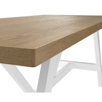 O&Co Cheltenham Dining Table in Latte & White