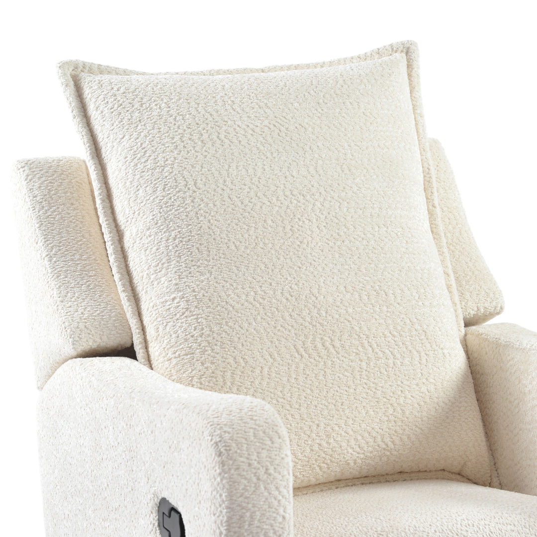 Snuggle Nursing Chair - Off White Bouclé