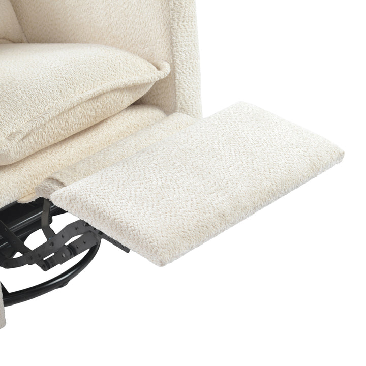 Snuggle Nursing Chair - Off White Bouclé