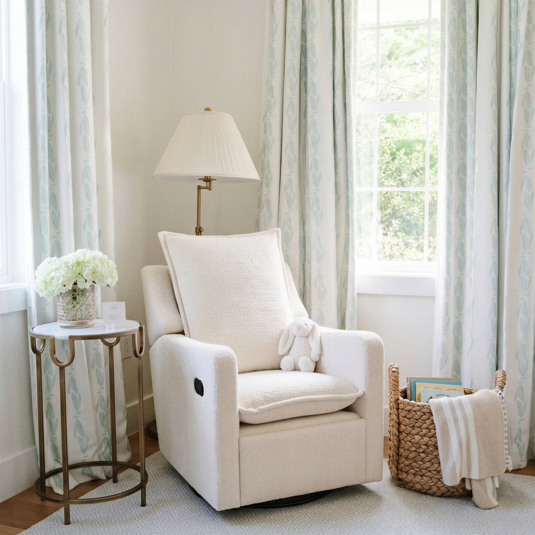 Snuggle Nursing Chair - Off White Bouclé