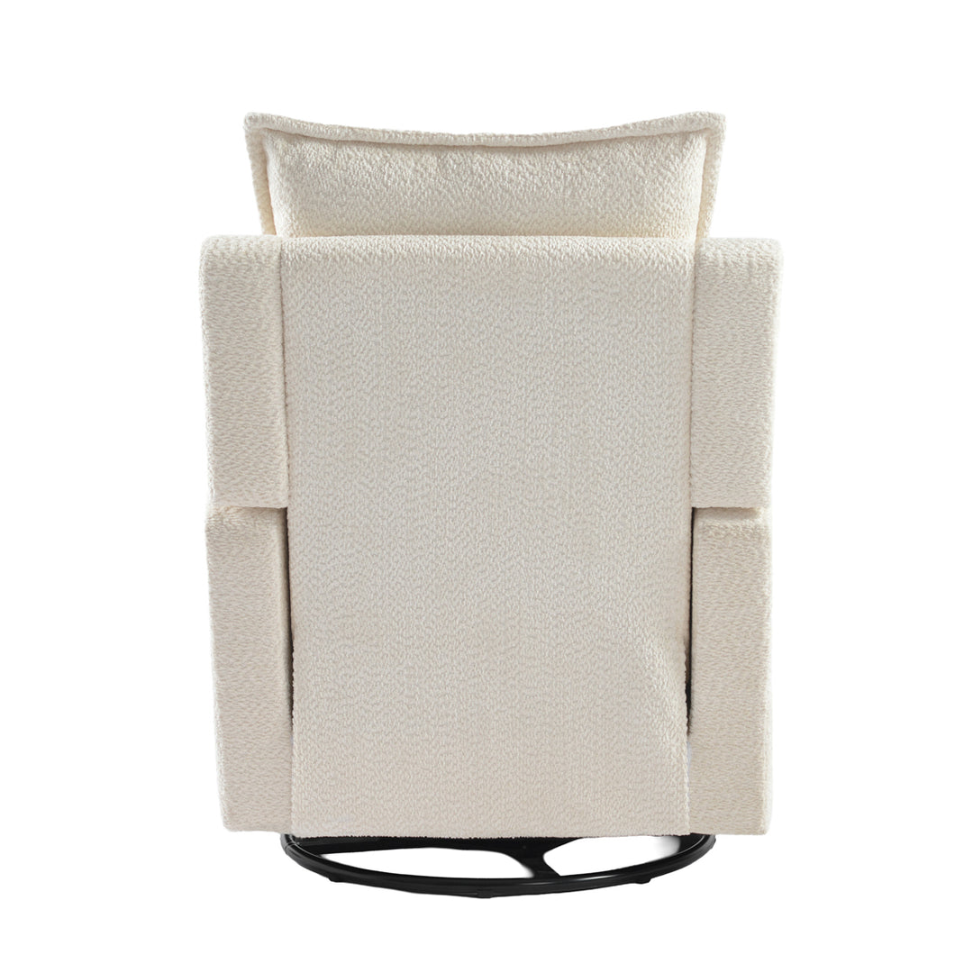 Snuggle Nursing Chair - Off White Bouclé