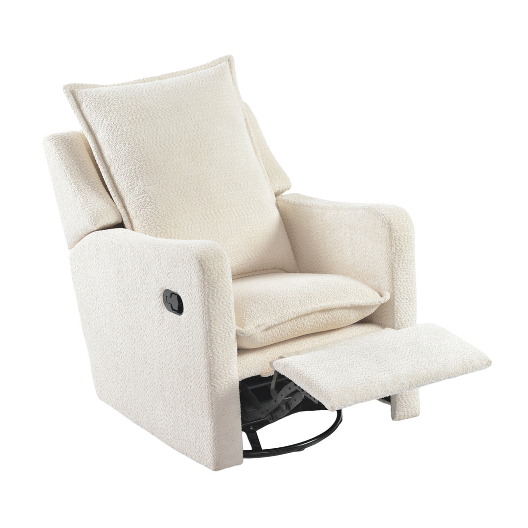 Snuggle Nursing Chair - Off White Bouclé