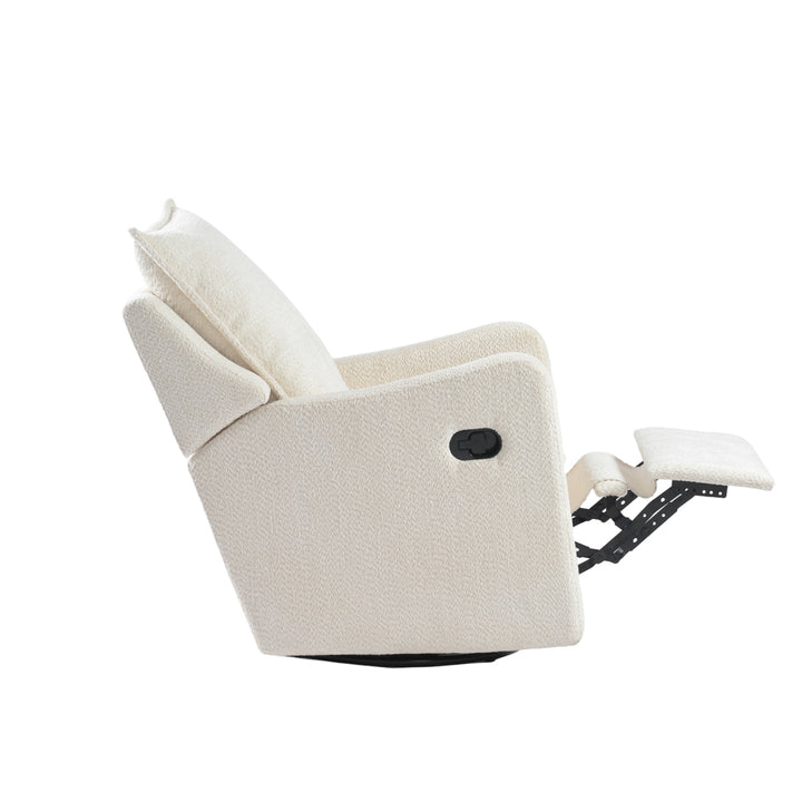 Snuggle Nursing Chair - Off White Bouclé