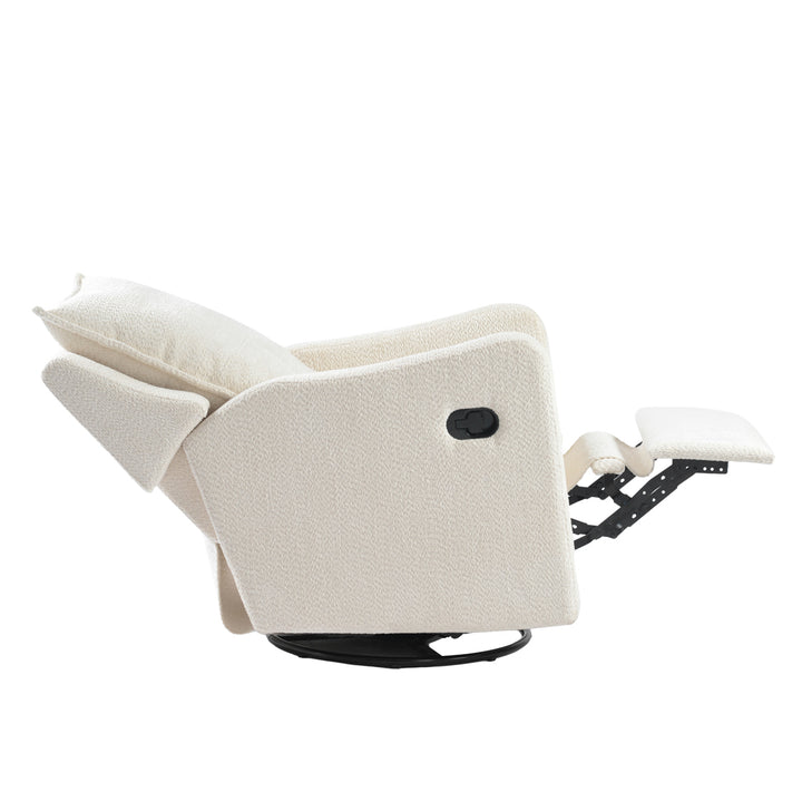 Snuggle Nursing Chair - Off White Bouclé