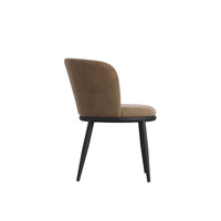 O&Co Clover Dining Chair in Mole & Black