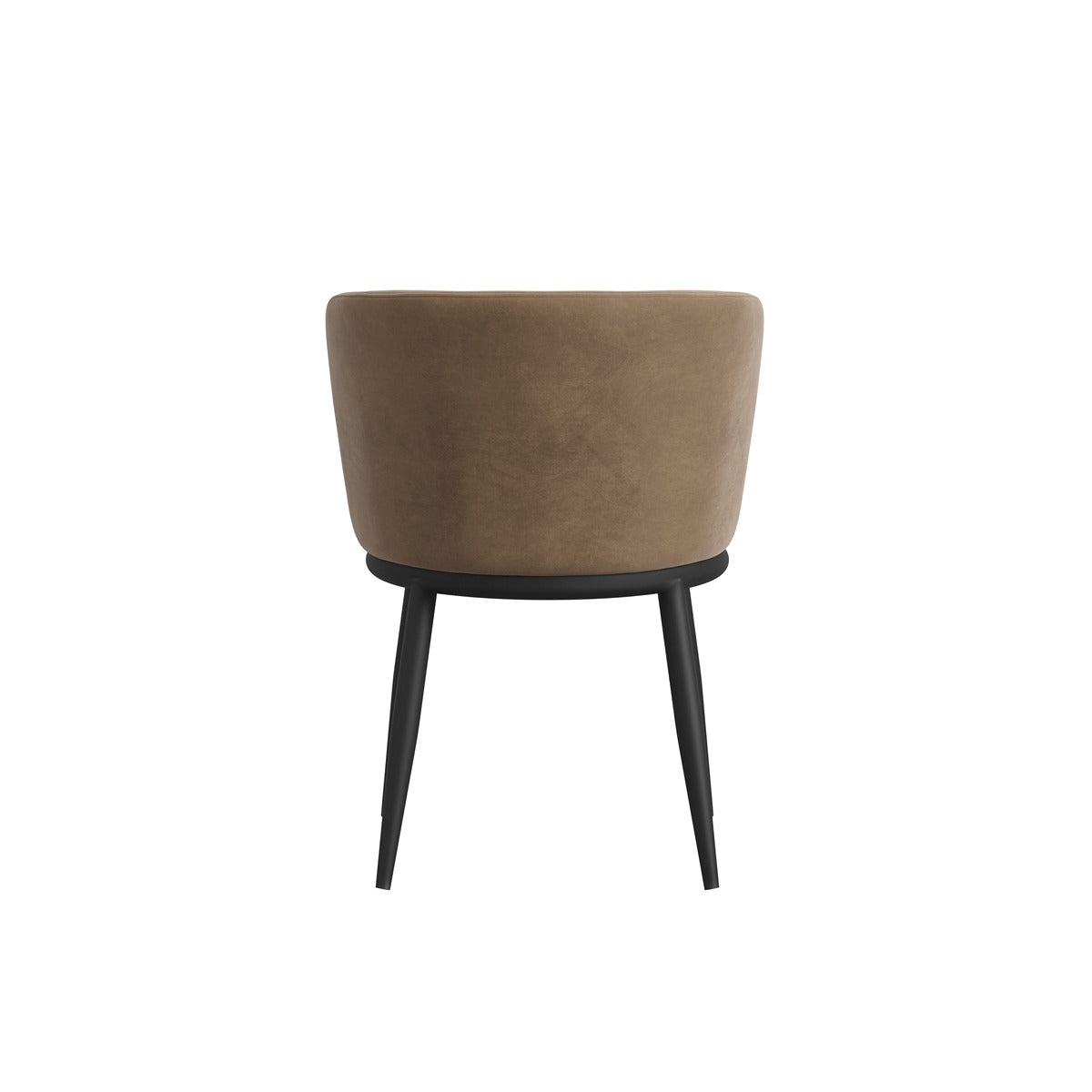 O&Co Clover Dining Chair in Mole & Black