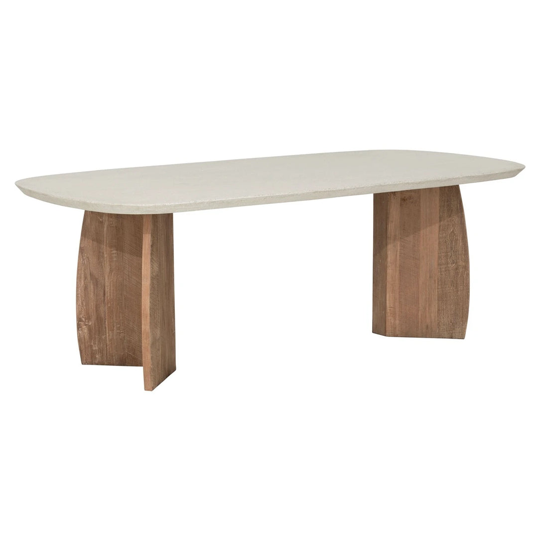Nova Travertine Top Dining Table